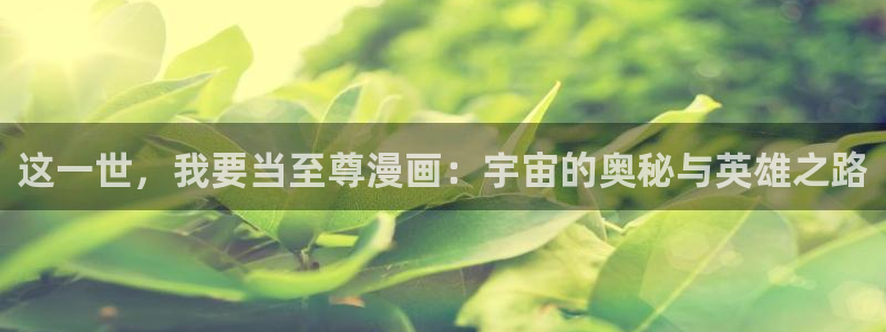 冬日后的奇漫屋漫画免费观看完整版：这一世，我要当至尊漫画：宇宙的奥秘与英雄之路